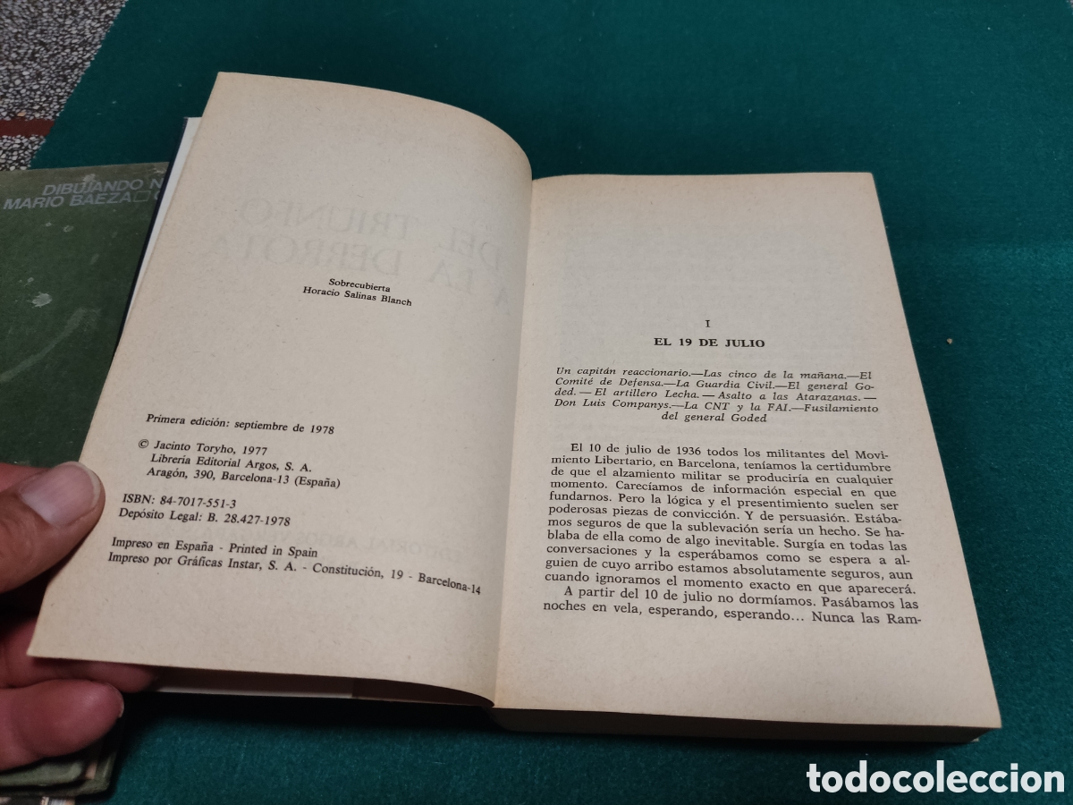 Libros: Libro del triunfo a la derrota, Jacinto Toryho - Foto 2