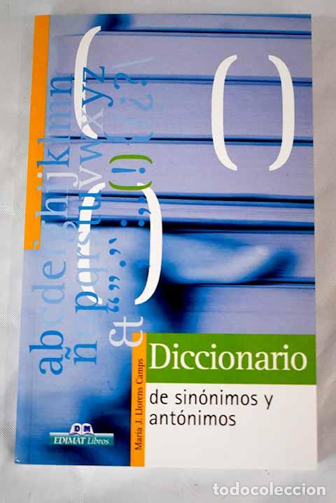 Libros: Diccionario de sin&oacute;nimos y ant&oacute;nimos.- Llorens, M. J. - Foto 1
