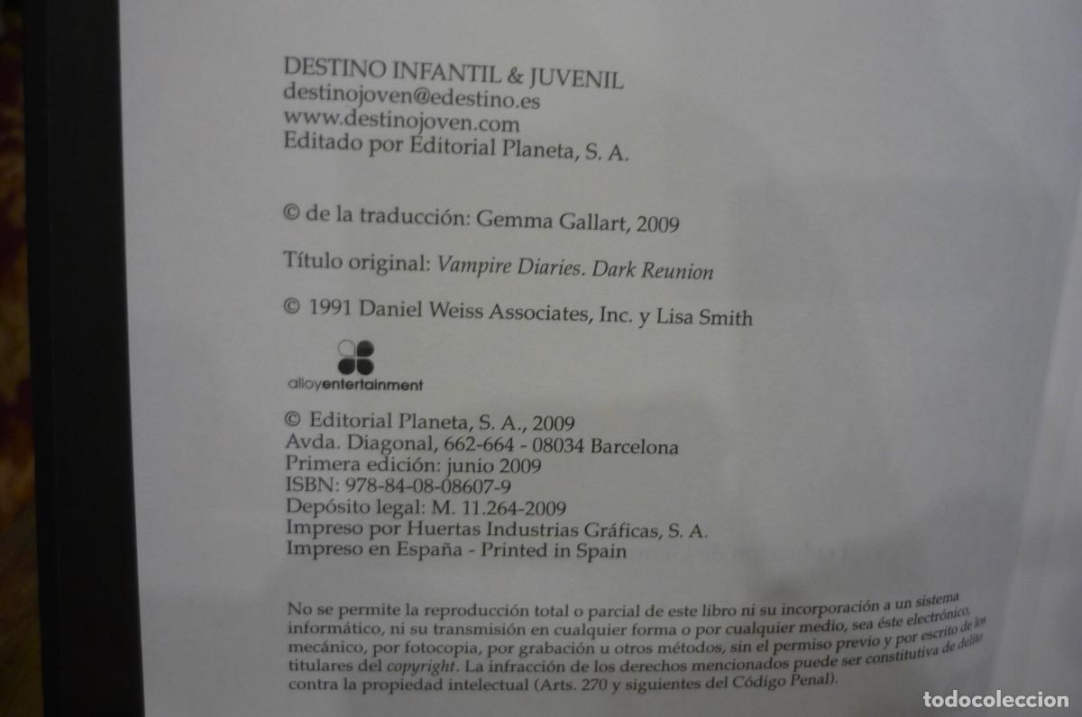 Libros: INVOCACI&Oacute;N, DE L.J. SMITH. EDITORIAL PLANETA 2009. - Foto 4