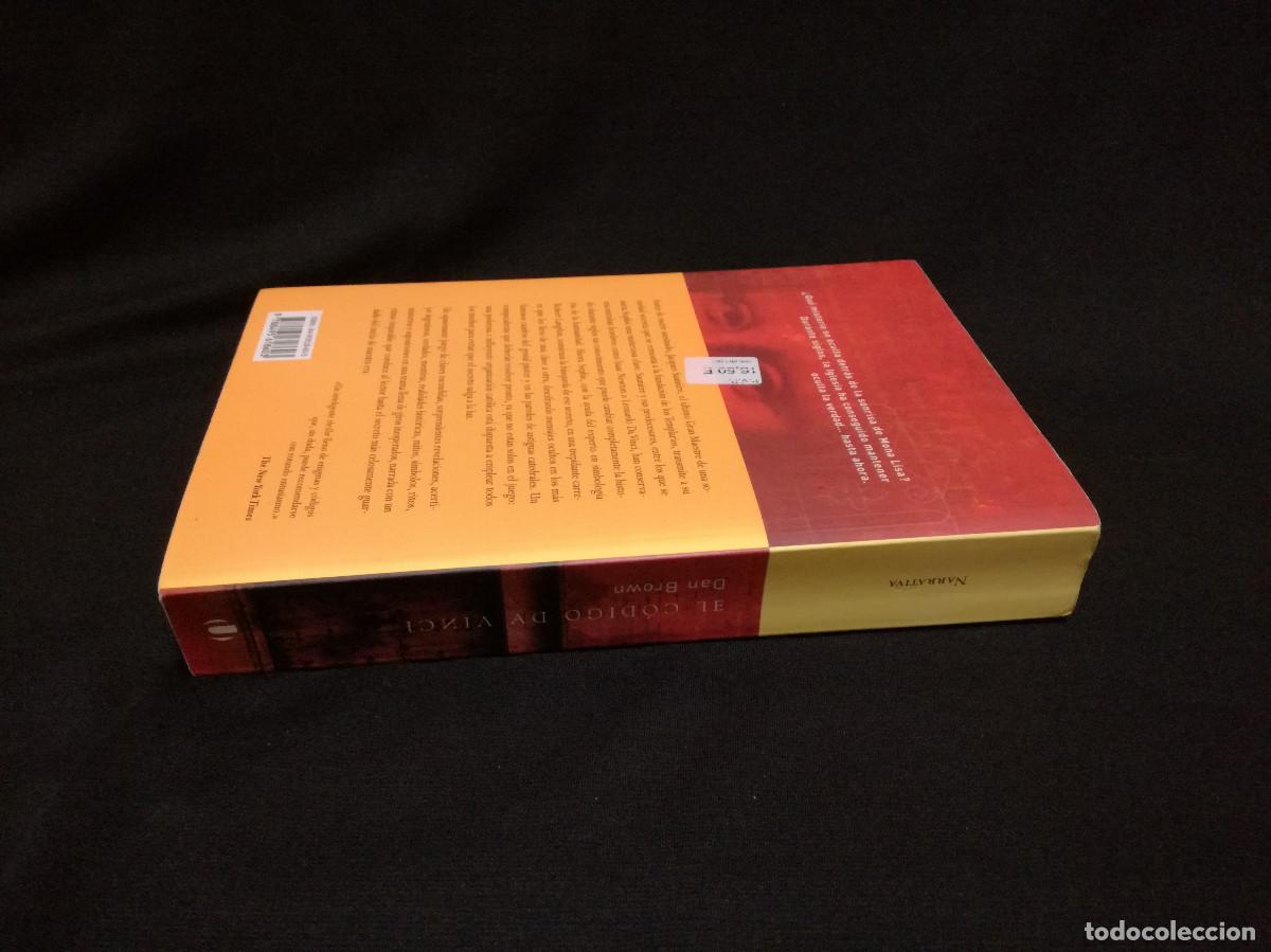 Libros: LIBRO - EL C&Oacute;DIGO DA VINCI - DAN BROWN - UMBRIEL - Foto 3