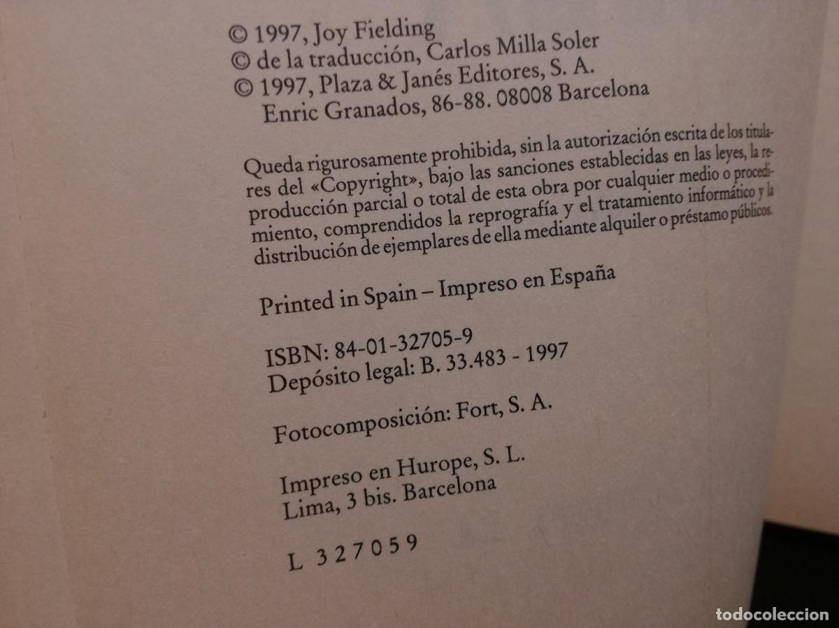 Libros: LIBRO - LA &Uacute;LTIMA PIEZA - JOY FIELDING - PLAZA JAN&Eacute;S - Foto 2