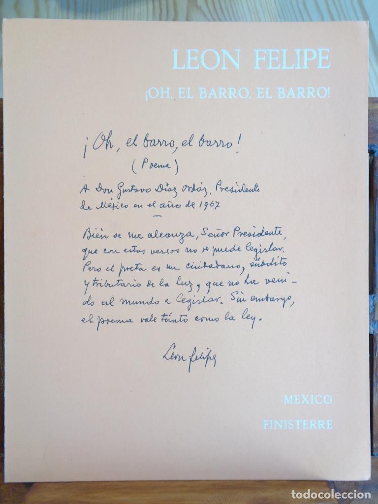 Libros: &iexcl;OH, EL BARRO, EL BARRO! - LE&Oacute;N FELIPE - Foto 1
