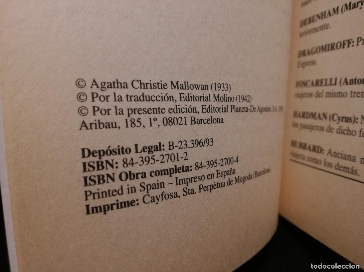 Libros: LIBRO - ASESINATO EN EL ORIENT EXPRESS - AGATHA CHRISTIE - PLANETA - Foto 2