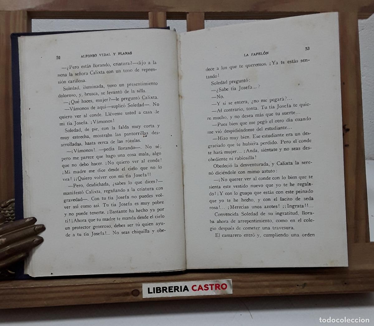 Libros: La papel&oacute;n - Alfonso Vidal y Planas. - Foto 3