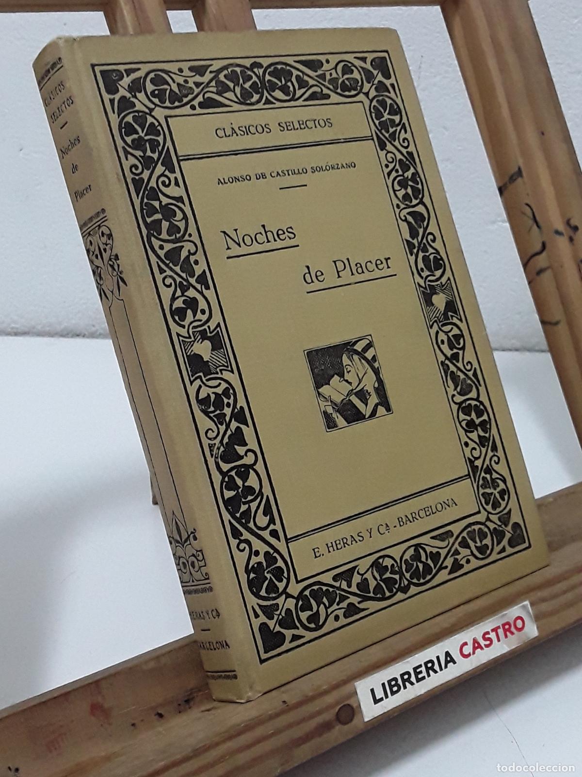Libros: Noches de placer - Alonso de Castillo Sol&oacute;rzano. - Foto 1
