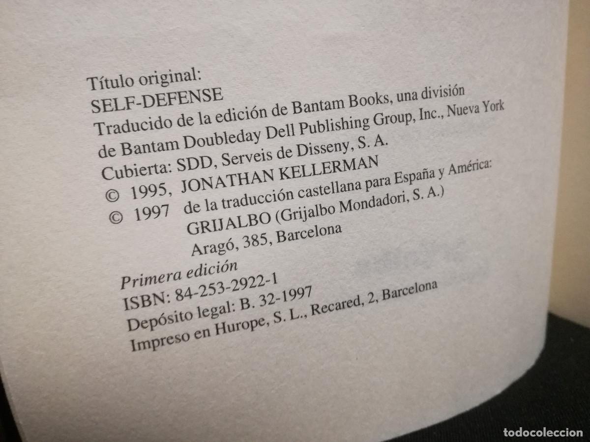 Libros: LIBRO - AUTODEFENSA - JONATHAN KELLERMAN - GRIJALBO - Foto 2
