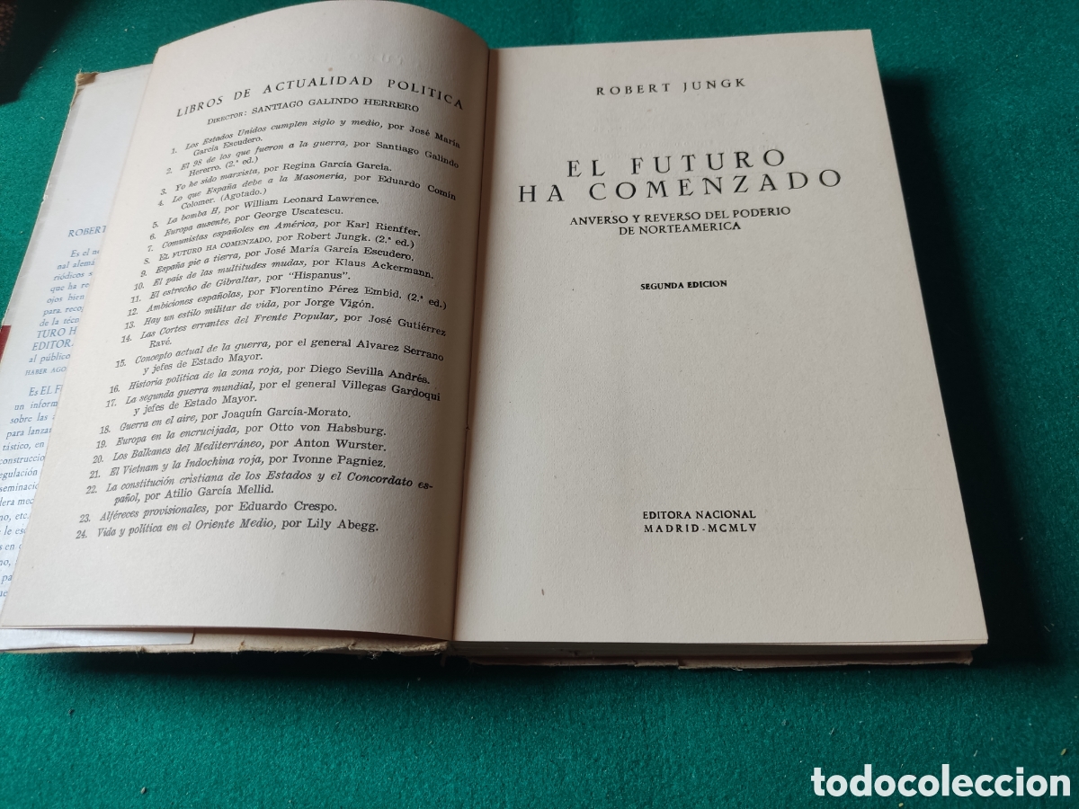 Libros: Libro El futuro ha comenzado de Robert Jungk - Foto 4