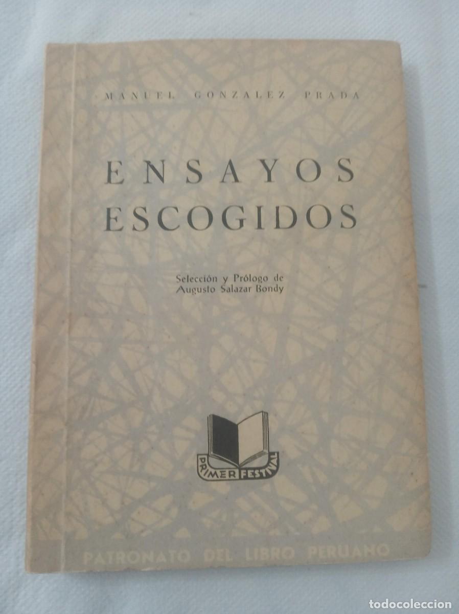 Libros: ENSAYOS ESCOGIDOS ( MANUEL GONZALEZ PRADA ) - Foto 1
