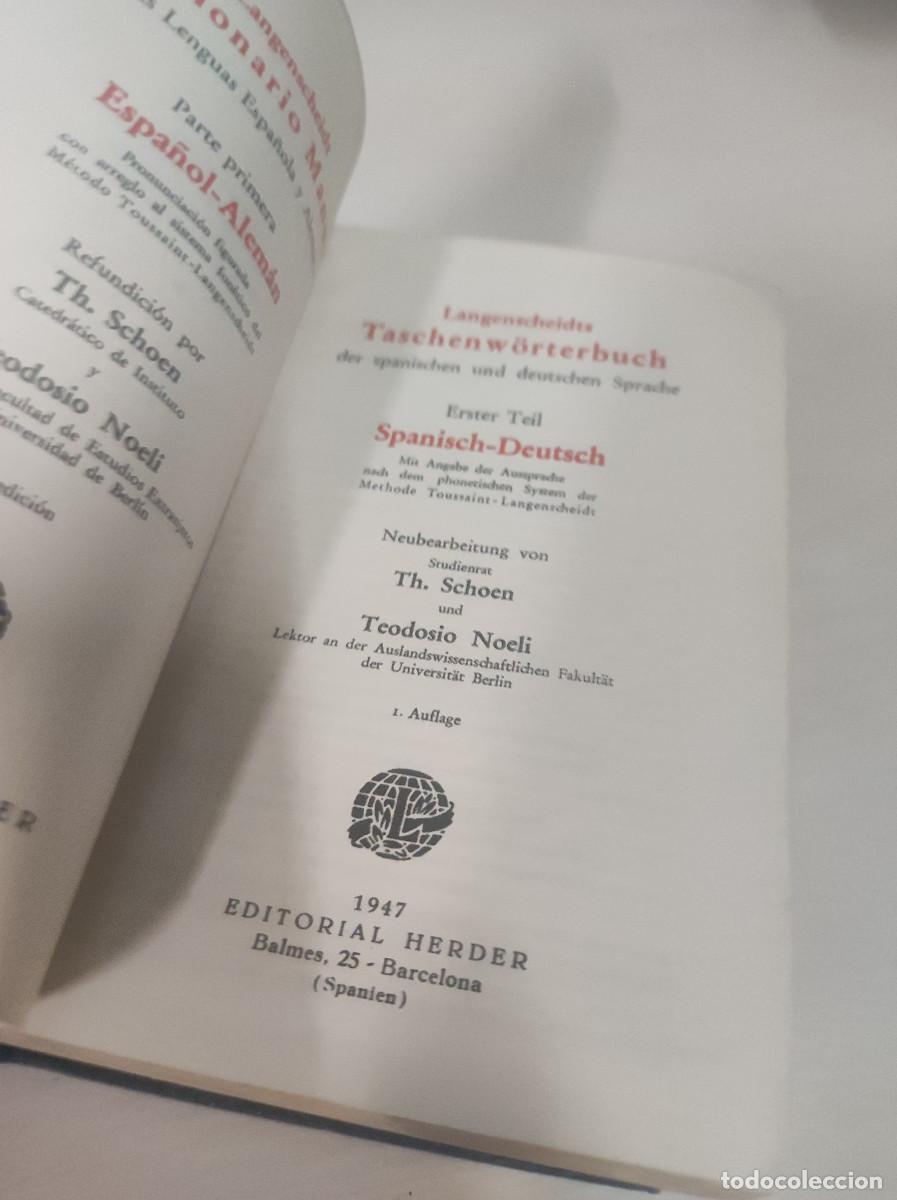 Libros: DICCIONARIO ESPA&Ntilde;OL ALEMAN - Foto 6