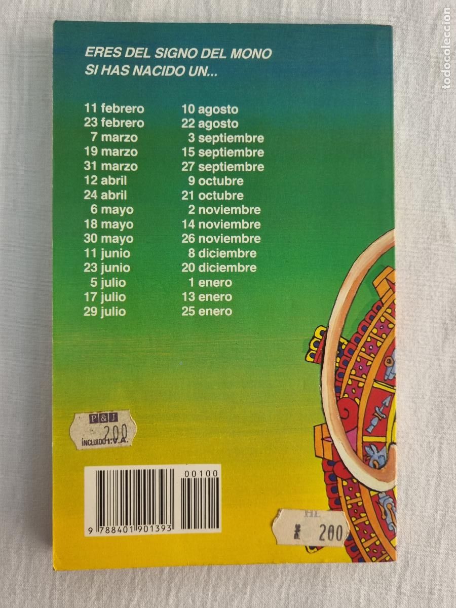Libros: Hor&oacute;scopos Aztecas. El mono - Foto 2