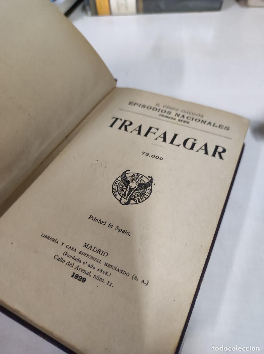 Libros: BENITO PEREZ GALDOS TRAFALGAR 1929 - Foto 2