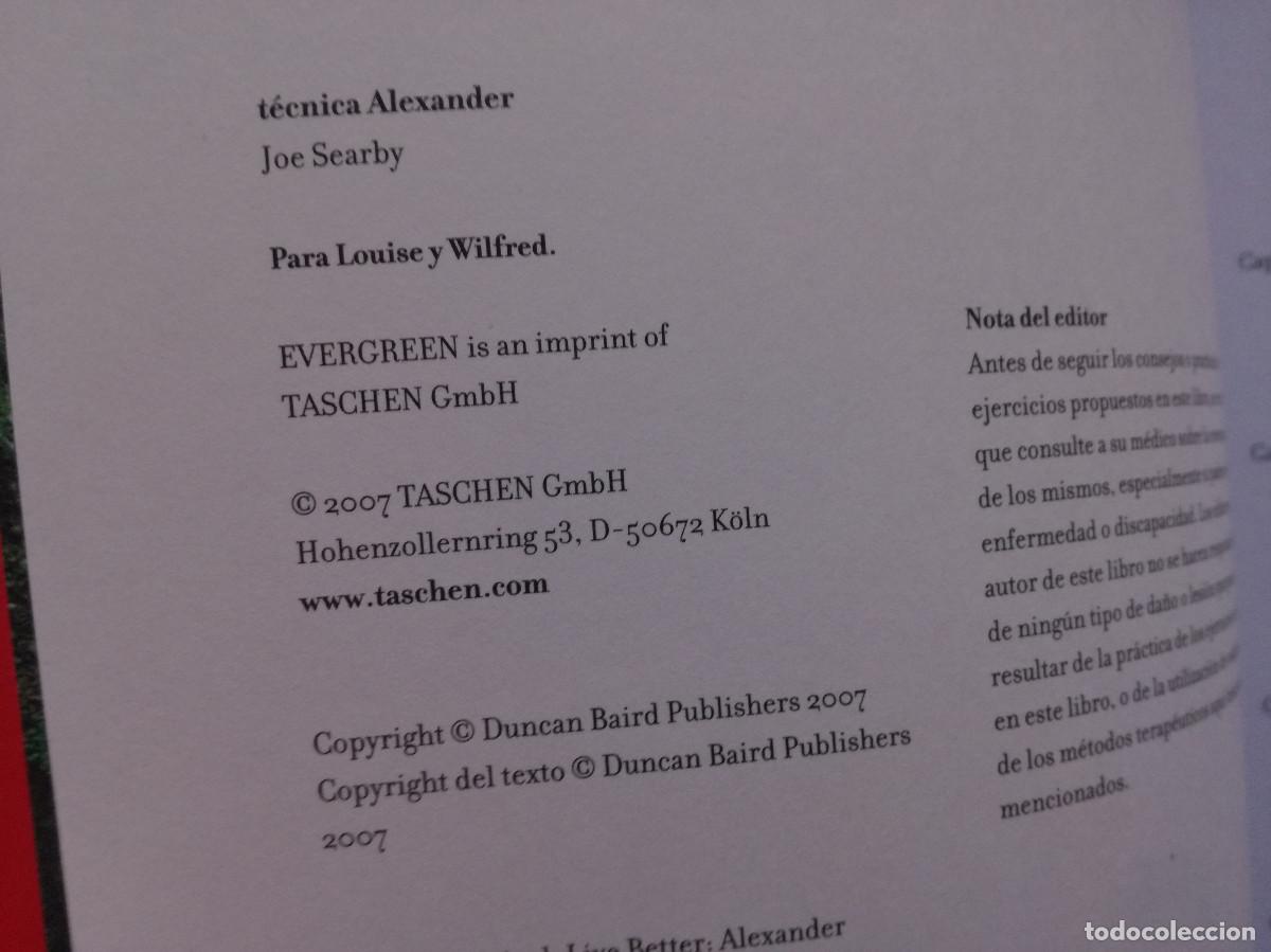 Libros: LIBRO - T&Eacute;CNICA ALEXANDER - JOE SEARBY - AVERGREEN - Foto 2