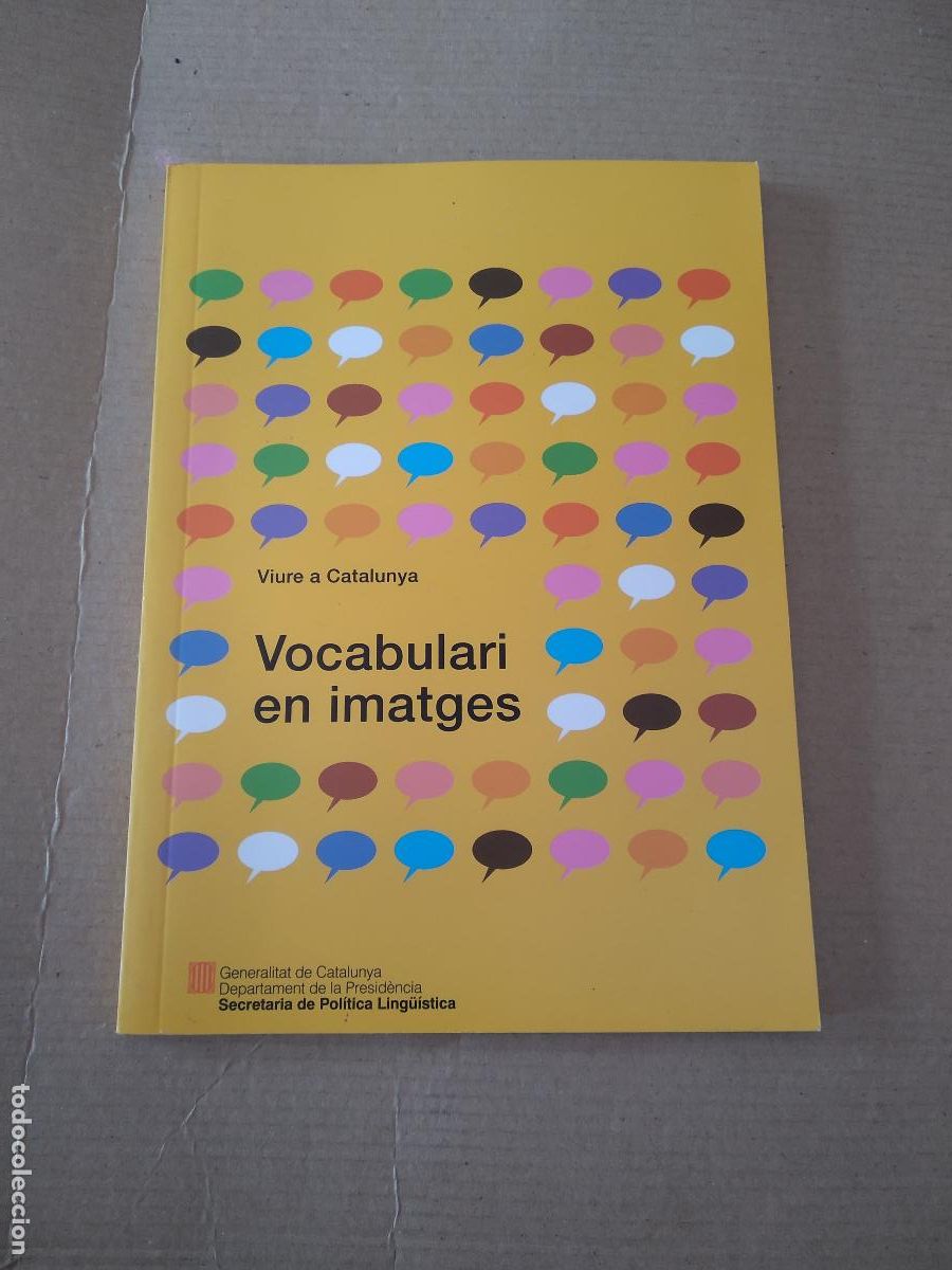 Libros: LIBRO EN CATALAN VOCABULARI EN IMATGES GENERALITAT DE CATALUNYA - Foto 1