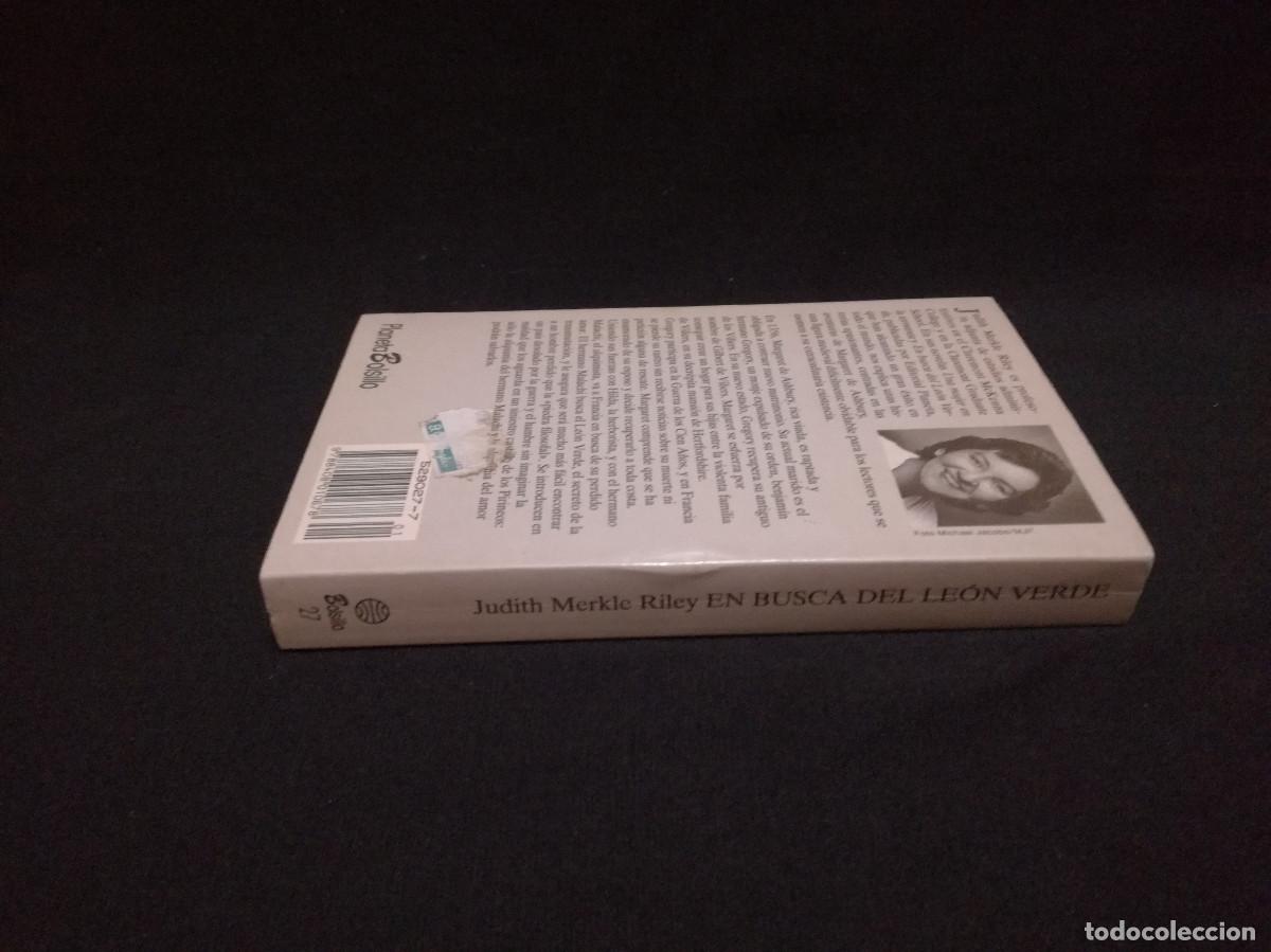 Libros: LIBRO - EN BUSCA DEL LE&Oacute;N VERDE - JUDITH MERKLE RILEY - PLANETA - Foto 3