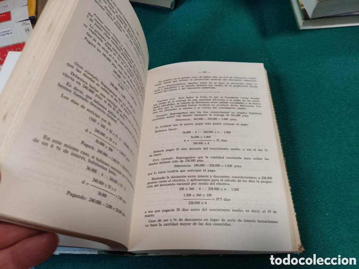 Libros: Libro curso completo de c&aacute;lculo comercial 1975 - Foto 5