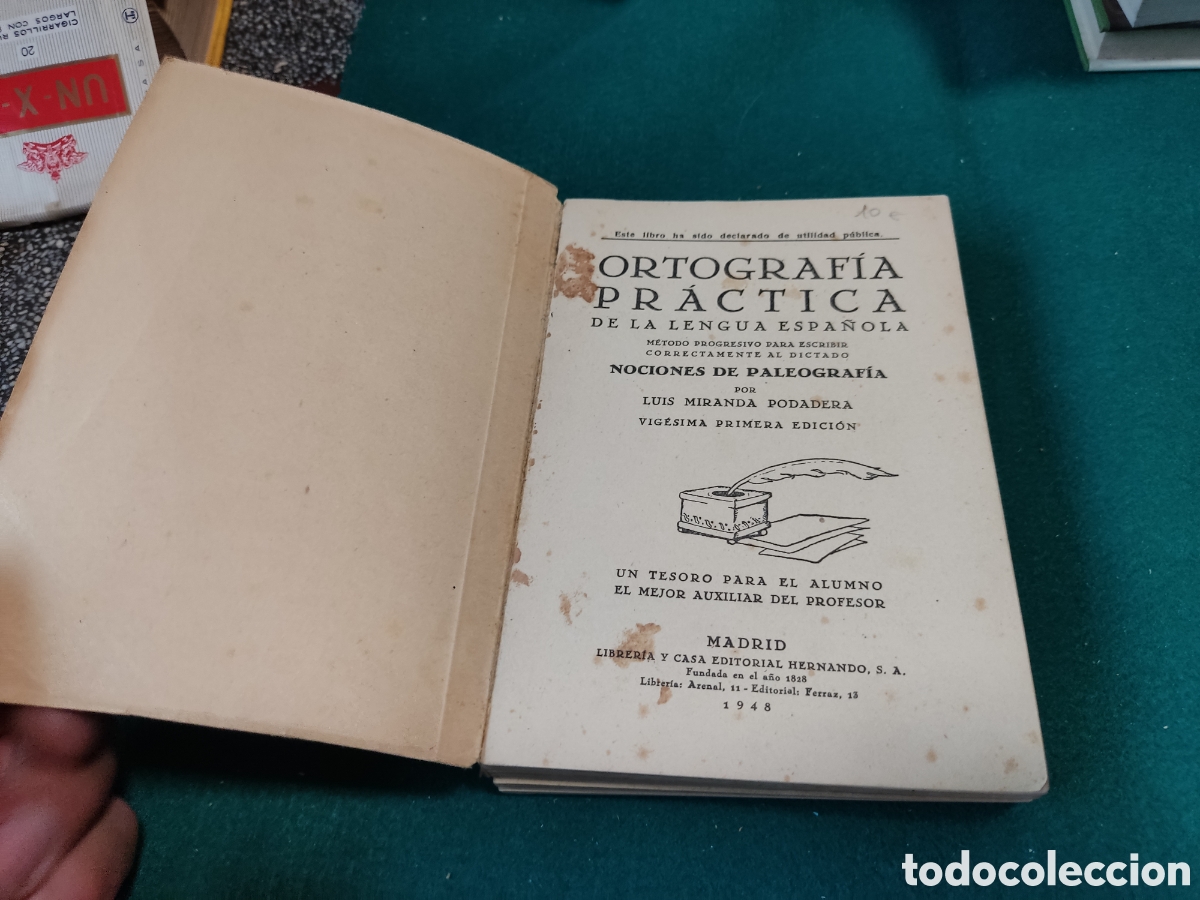 Libros: Libro ortograf&iacute;a pr&aacute;ctica de la lengua espa&ntilde;ola 1948 - Foto 2