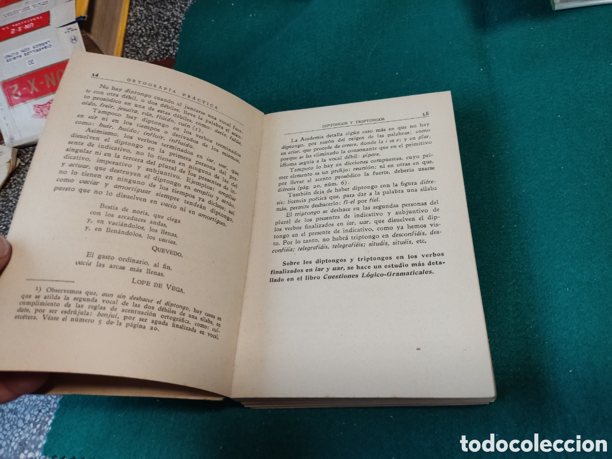 Libros: Libro ortograf&iacute;a pr&aacute;ctica de la lengua espa&ntilde;ola 1948 - Foto 5