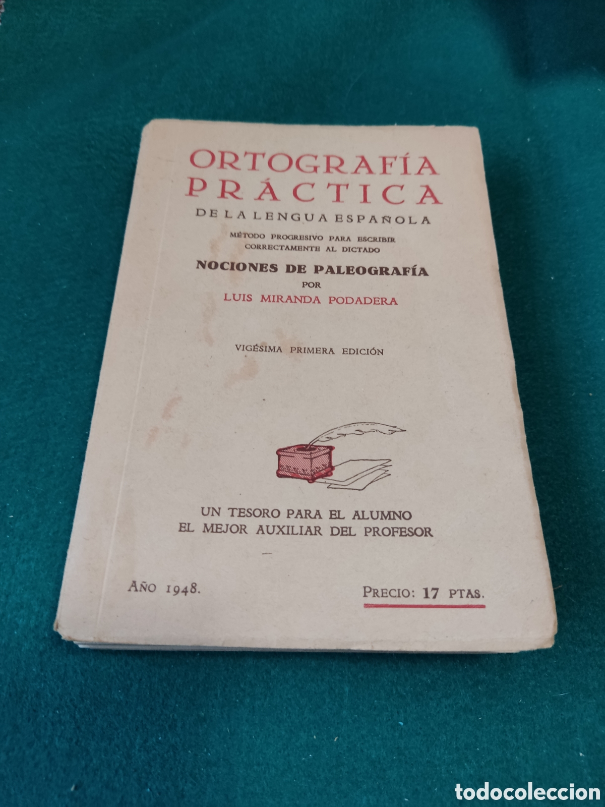 Libros: Libro ortograf&iacute;a pr&aacute;ctica de la lengua espa&ntilde;ola 1948 - Foto 1