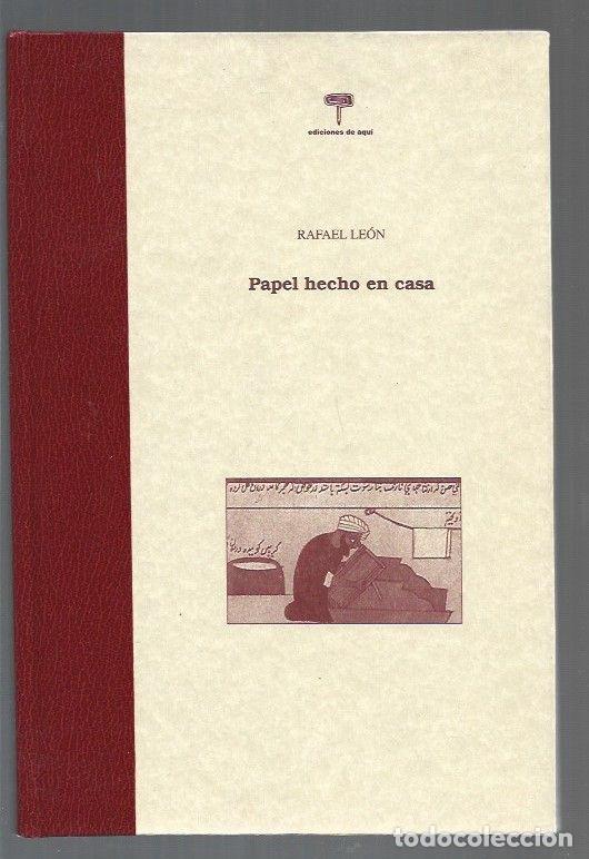 Libros: PAPEL HECHO EN CASA - LEON, RAFAEL - Foto 1