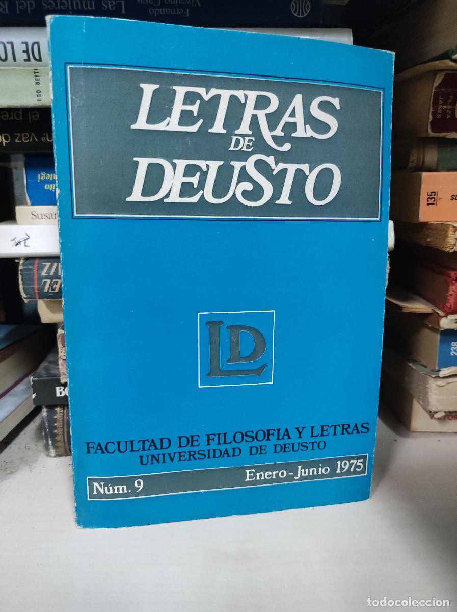 Libros: LETRAS DE DEUSTO N&ordm; 17 VOL 9 ENERO-JUNIO 1979 - Foto 1