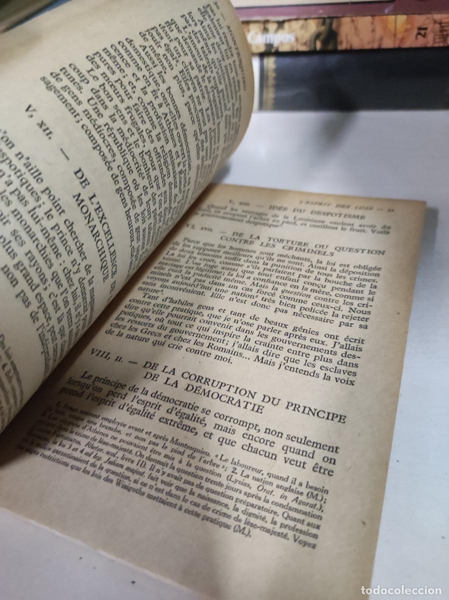 Libros: PAGES CHOISIES MONTESQUIEU II - Foto 3