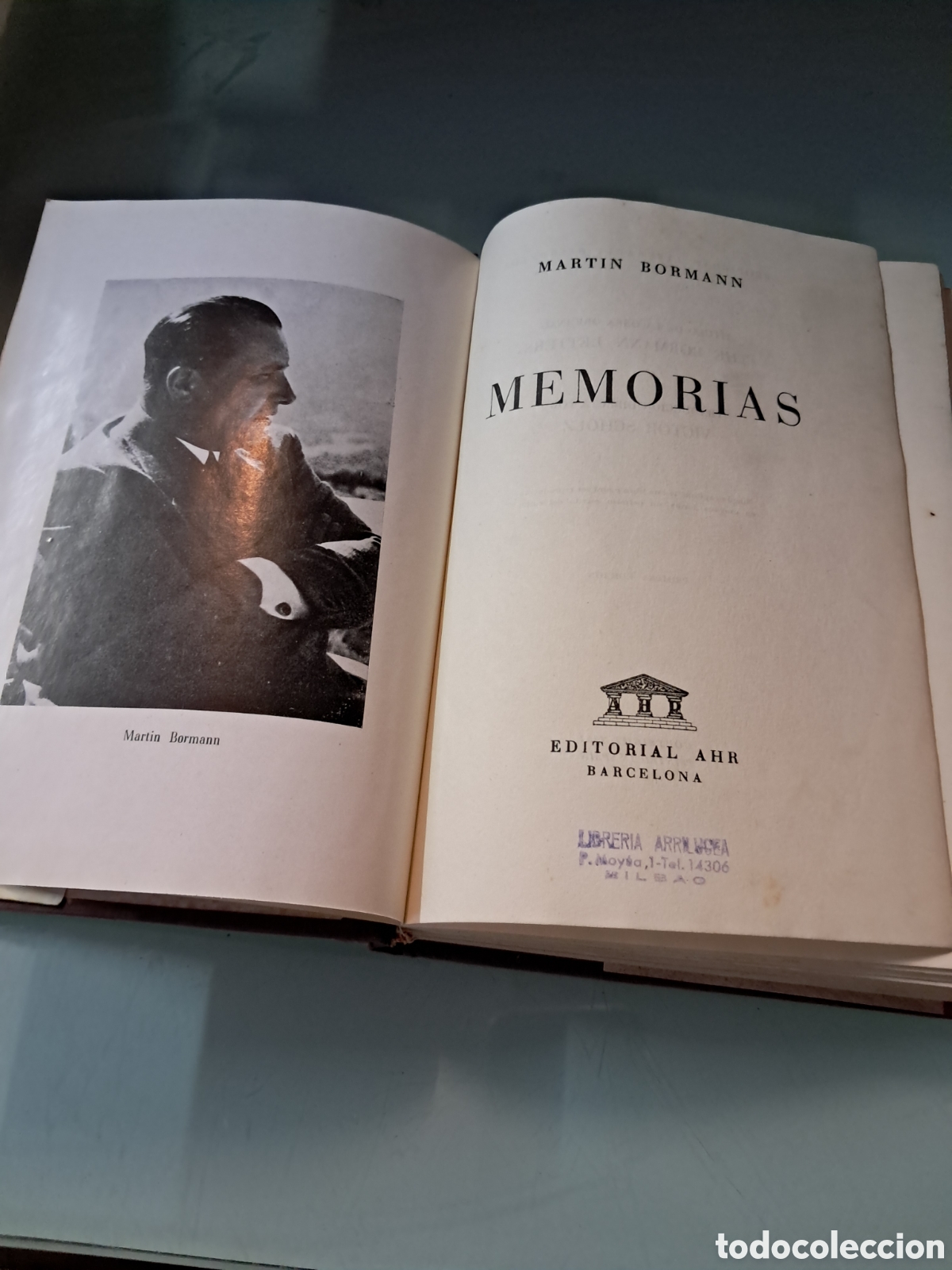 Libros: Mart&iacute;n Bormann, Memorias,AHR,1954 - Foto 2