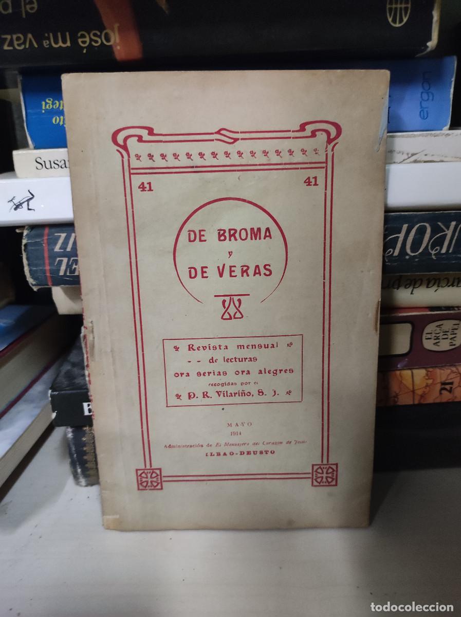 Libros: DE BROMA Y DE VERAS . N&ordm; 41 MAYO 1914 - Foto 1