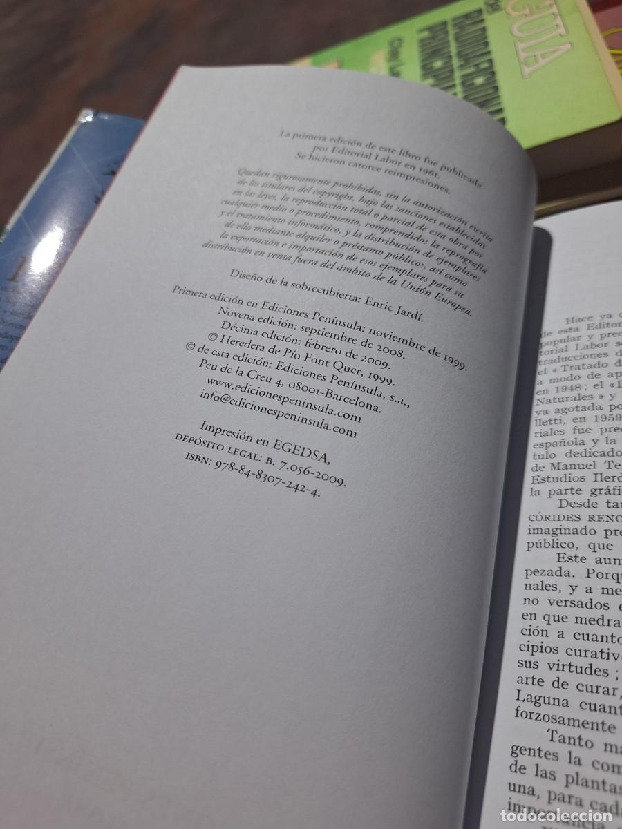 Libros: PLANTAS MEDICINALES - PIO FONT QUER - Foto 15
