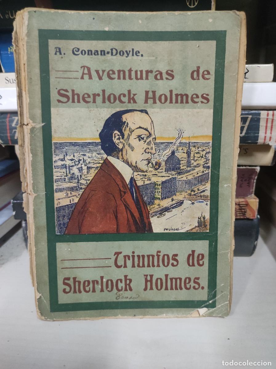 Libros: A. CONAN DOYLE : AVENTURAS DE SHERLOCK HOLMES - TRIUNFOS DE SHERLOCK HOLMES - Foto 1