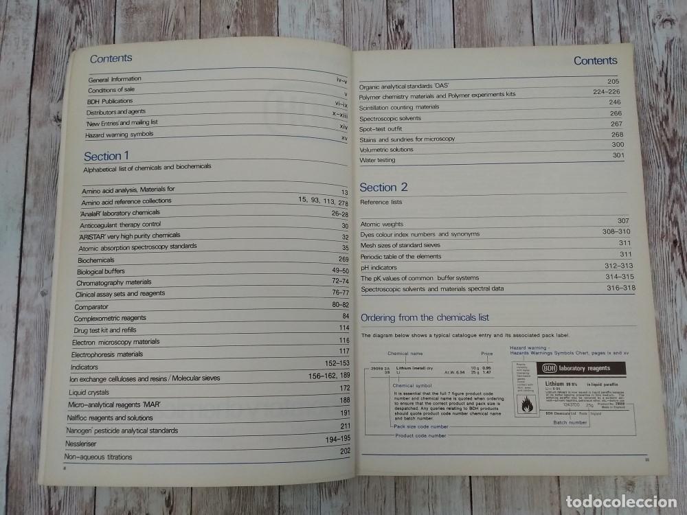 Libros: BDH. Laboratory Chemical 1975/6 1976. Export Edition - vvaa - Foto 2