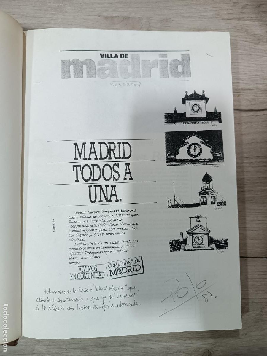 Libros: Villa de Madrid, revista madrile&ntilde;a - Foto 2