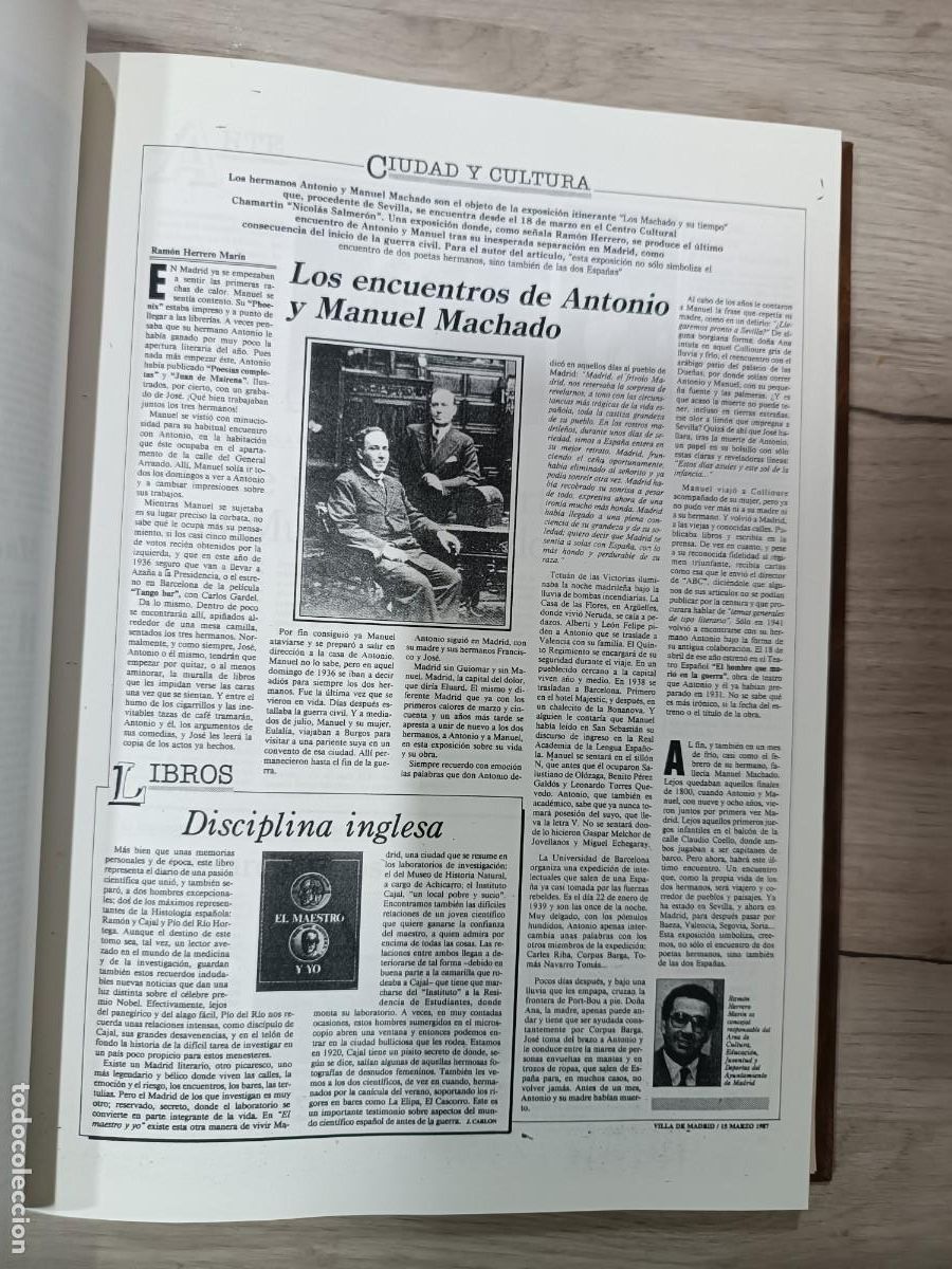 Libros: Villa de Madrid, revista madrile&ntilde;a - Foto 8