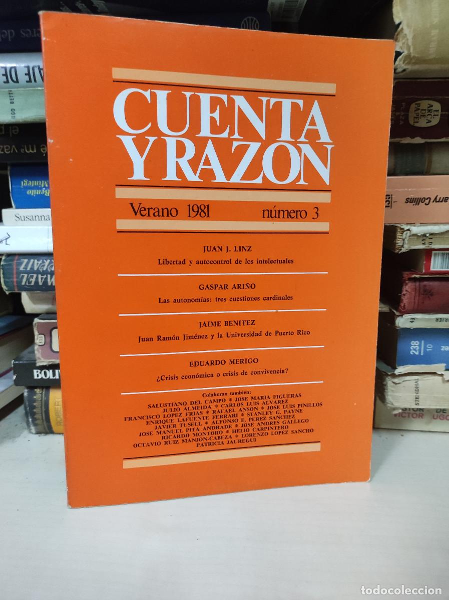 books: REVISTA CUENTA Y RAZ&Oacute;N N&ordm; 3 VERANO 1981