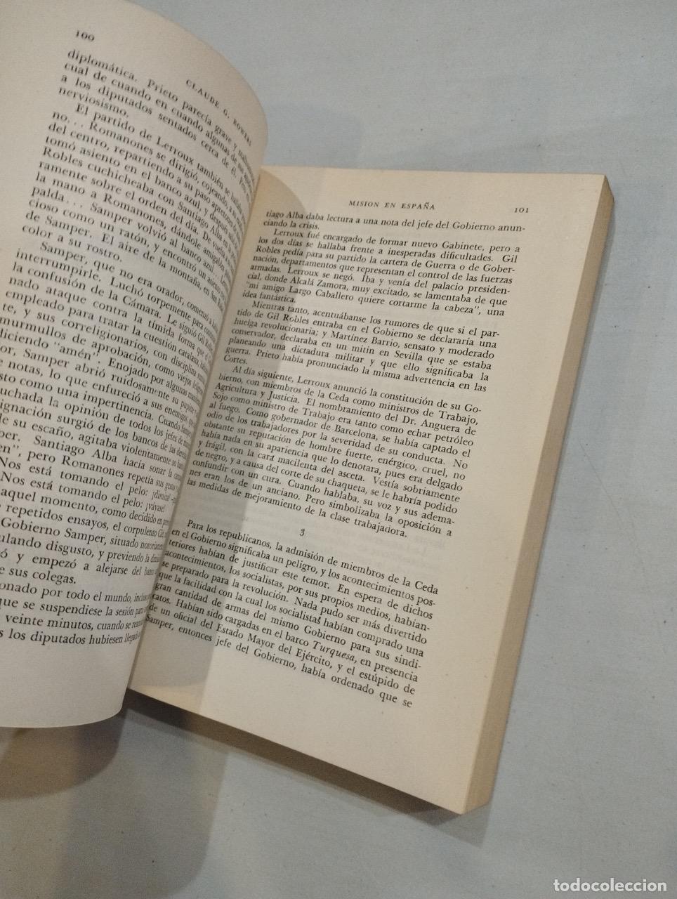 Libros: Claude G. Bowers - Misi&oacute;n en Espa&ntilde;a 1933-1939 - Foto 2