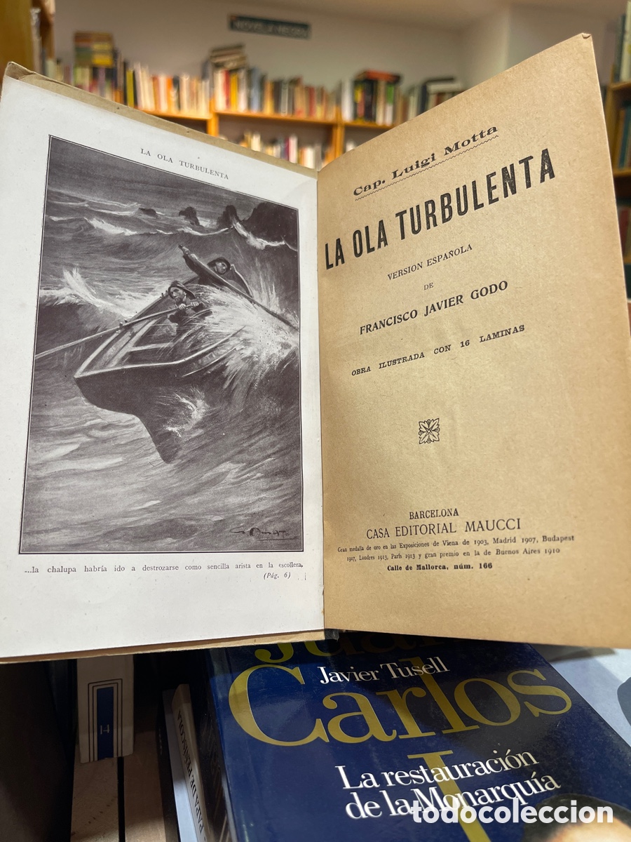 Libros: LA OLA TURBULENTA - Cap LUIGI MOTTA - Foto 3