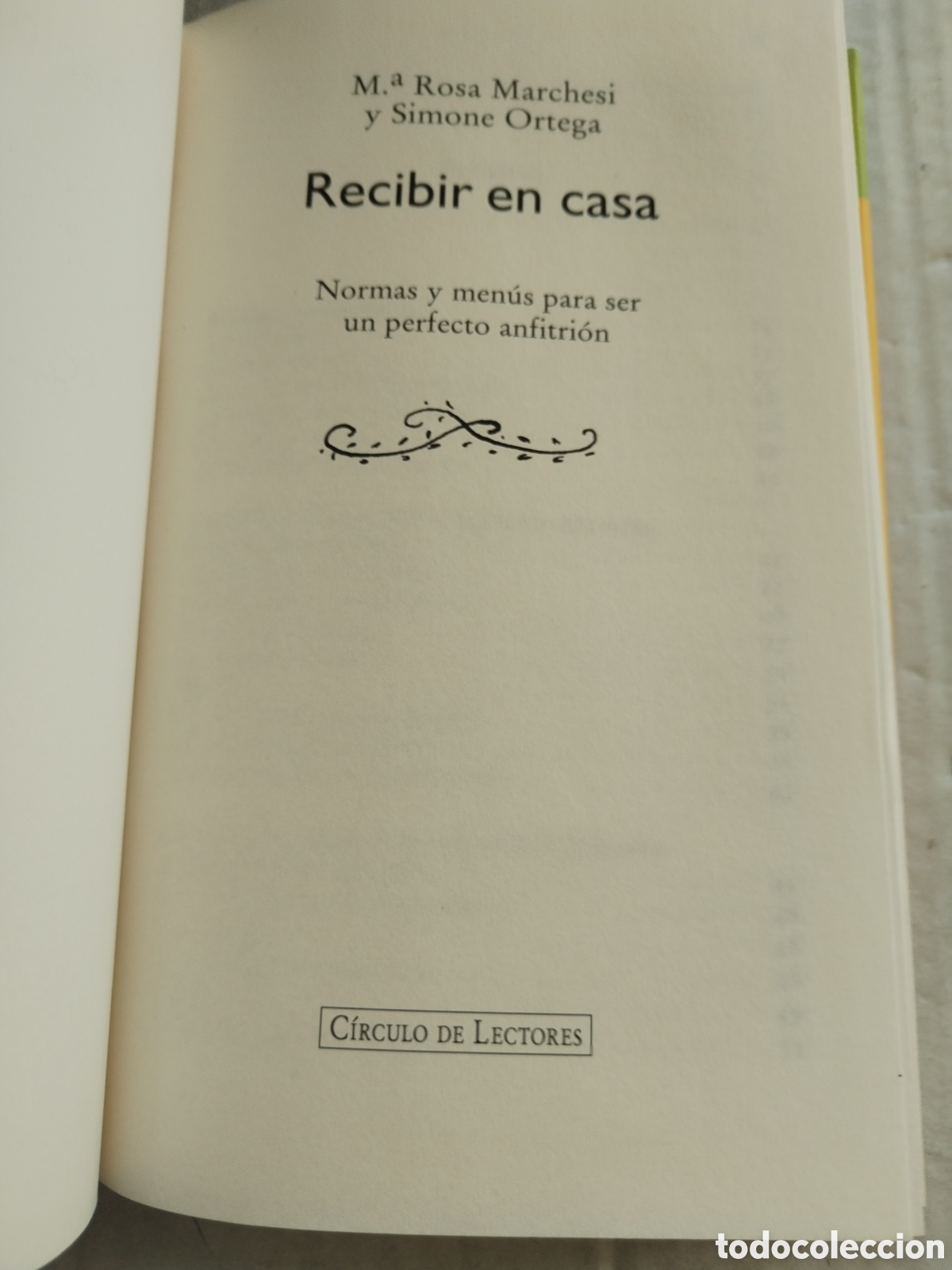 Libros: RECIBIR EN CASA/SIMONE ORTEGA - Foto 2