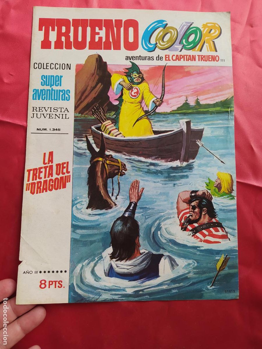Libros: Car&aacute;tula comic Capit&aacute;n Trueno. N&ordm;111. 1971. CO.1608 - Foto 1