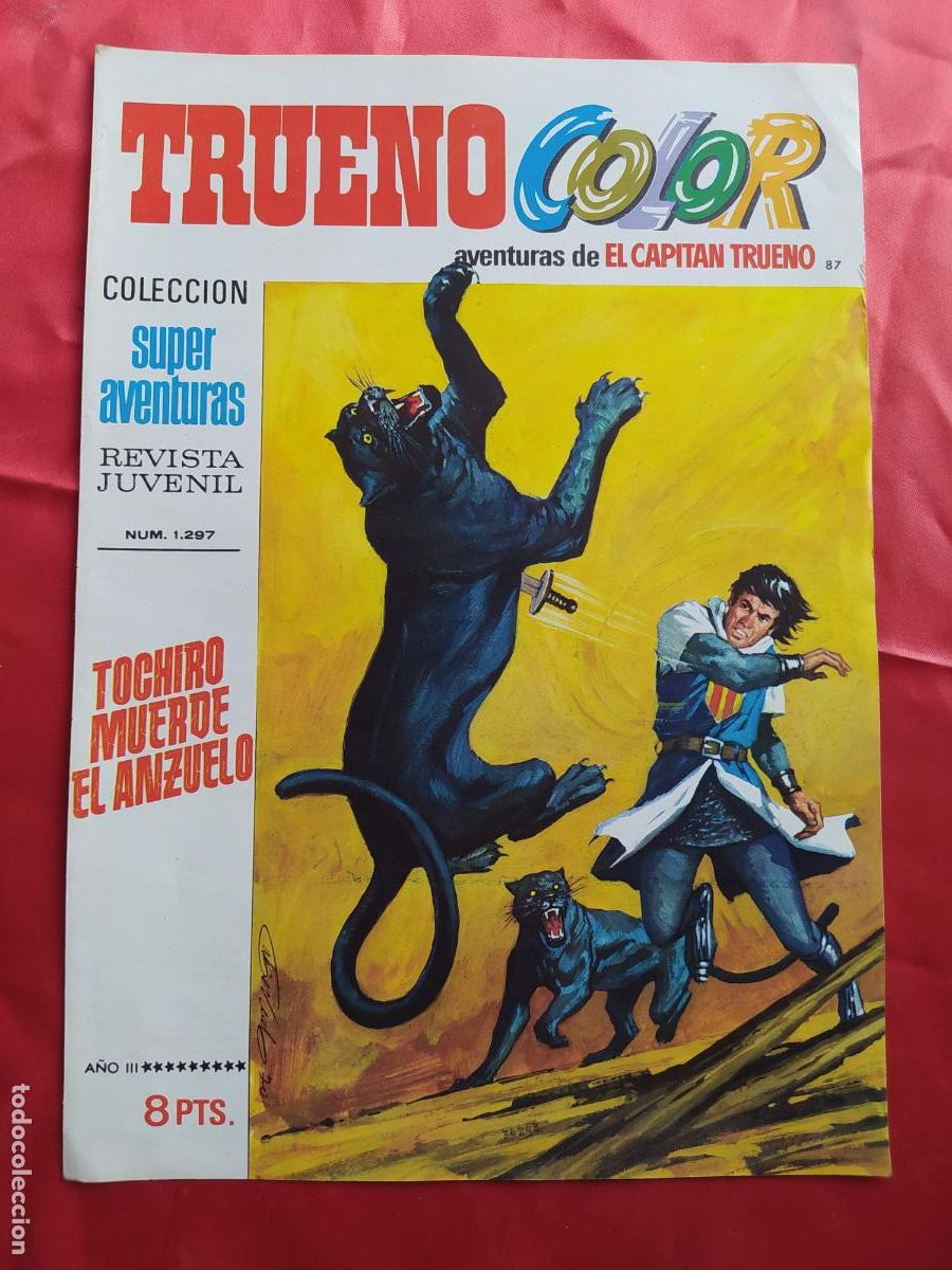 Libros: Car&aacute;tula comic Capit&aacute;n Trueno. N&ordm;87. 1971. CO.1589 - Foto 1