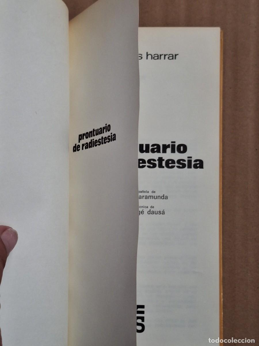 Libros: PRONTUARIO DE RADIESTESIA - GEORGES HARRAR - Foto 11