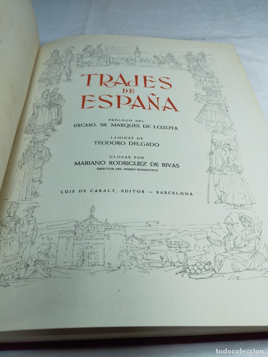 Libros: Trajes de Espa&ntilde;a. Luis de Caralt. - Foto 2