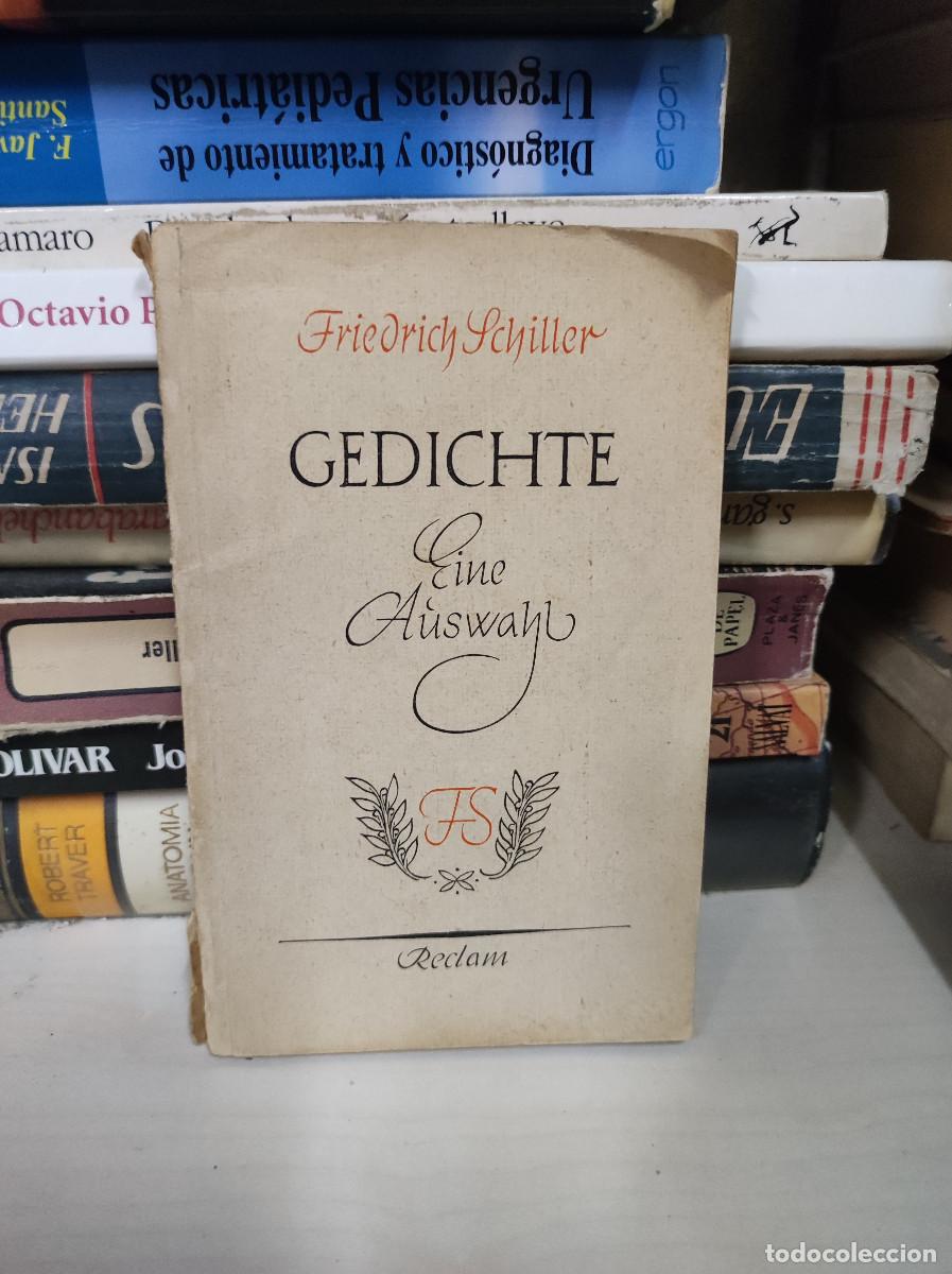 Libros: GEDICHTE EINE AUSWAHL FRIEDRICH SCHILLER - Foto 1