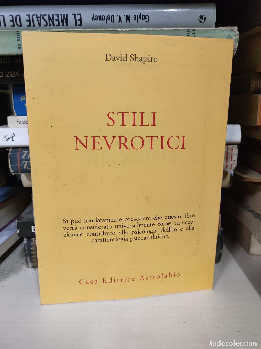 Libros: STILI NEVROTICI DAVID SHAPIRO - Foto 1