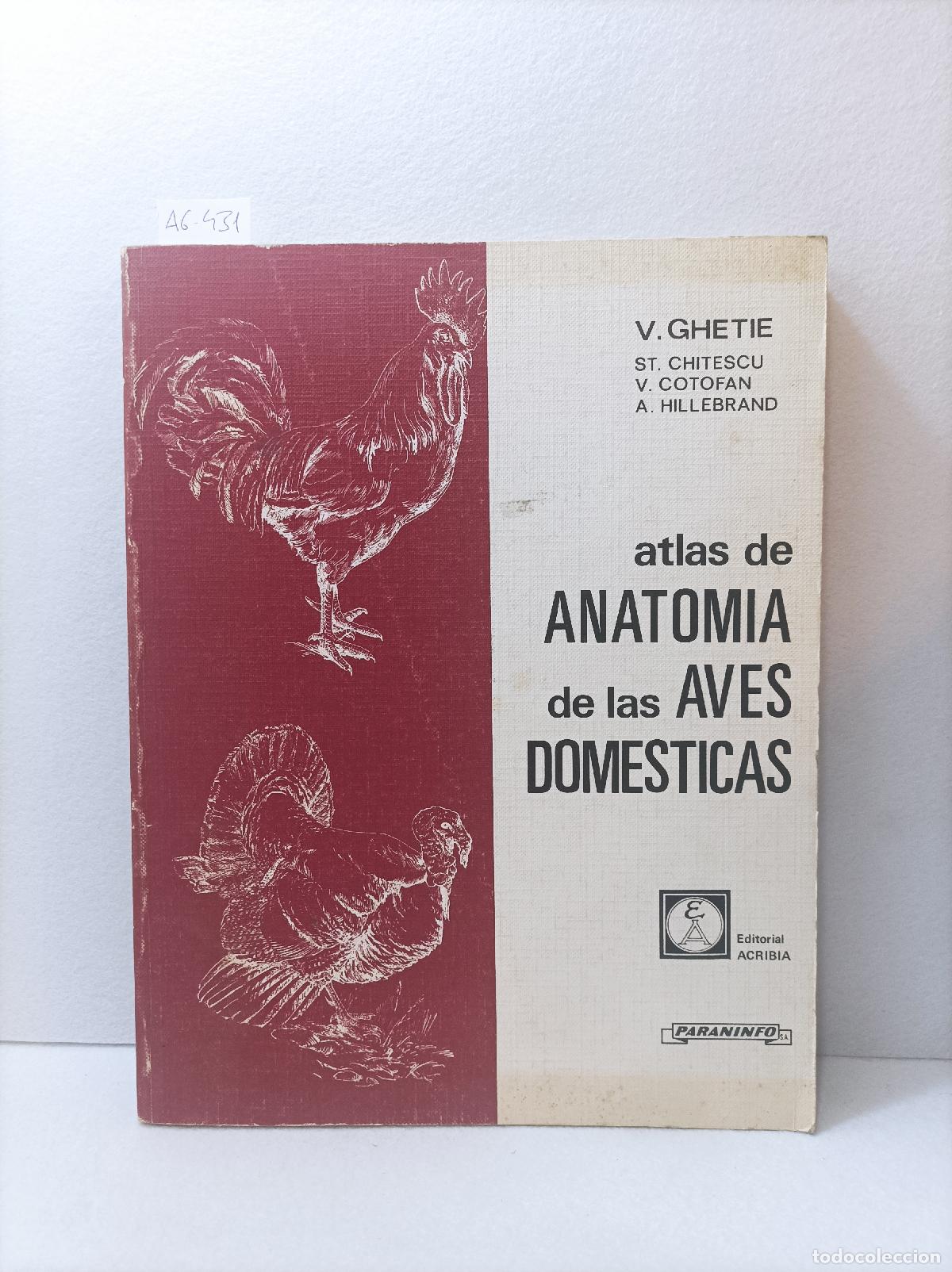 books: GHETIE, V., CHITESCU, ST., COTOFAN, V., y HILLEBRAND, A.: - Atlas de anatom&iacute;a de las aves dom&eacute;sticas