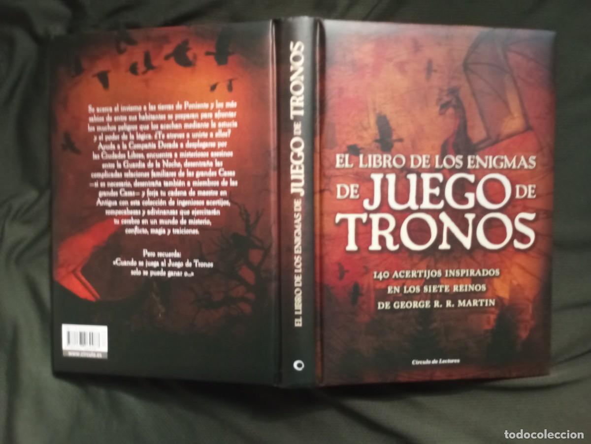 Libros: EL LIBRO DE LOS ENIGMAS DE JUEGO DE TRONOS - Foto 1