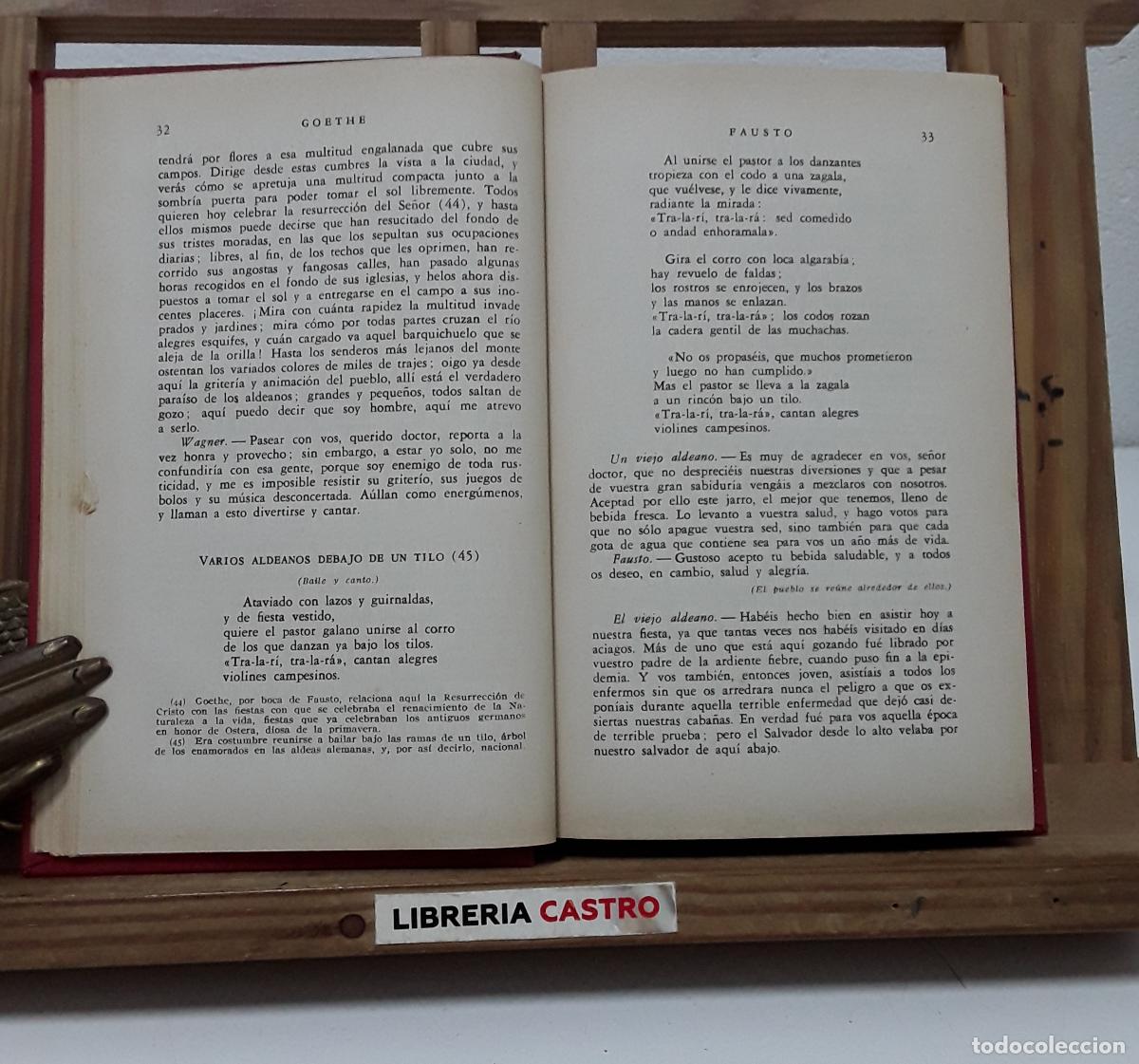 Libros: Fausto - Johann Wolfgang von Goethe. - Foto 2