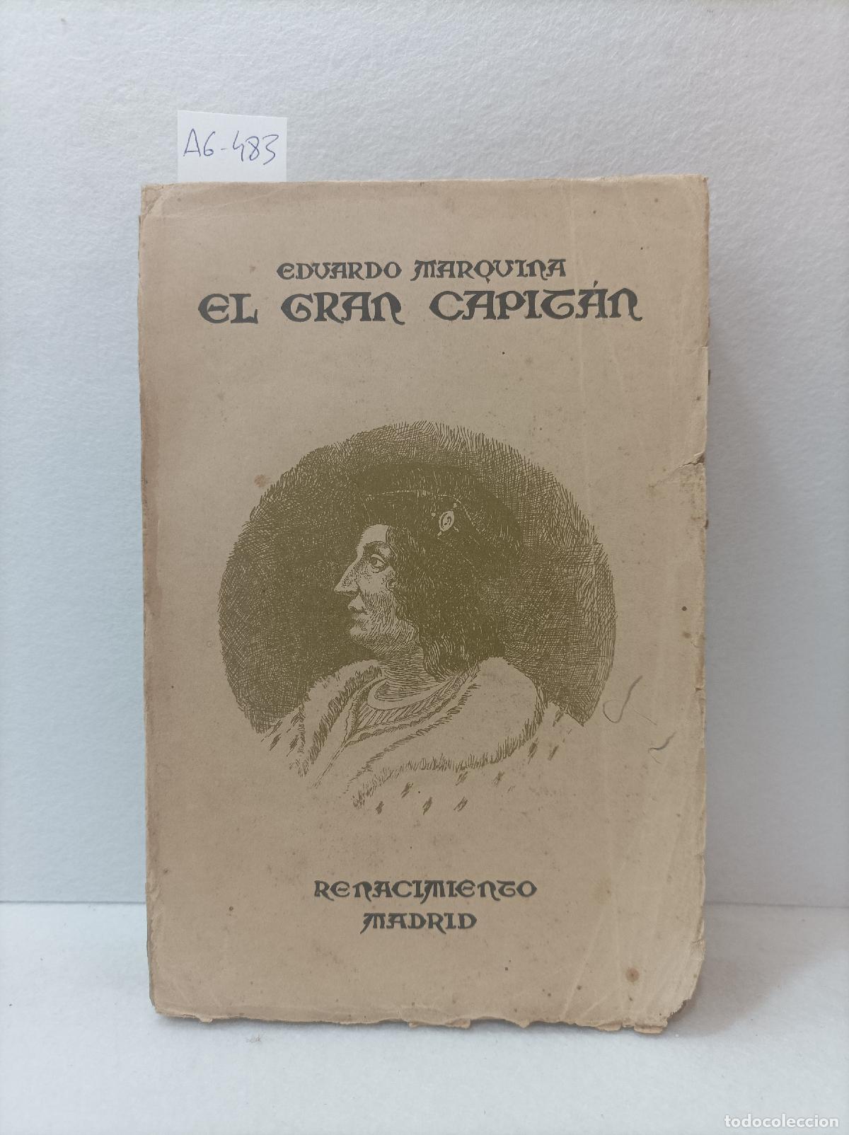 Libros: MARQUINA, Eduardo: - El gran capit&aacute;n. - Foto 1