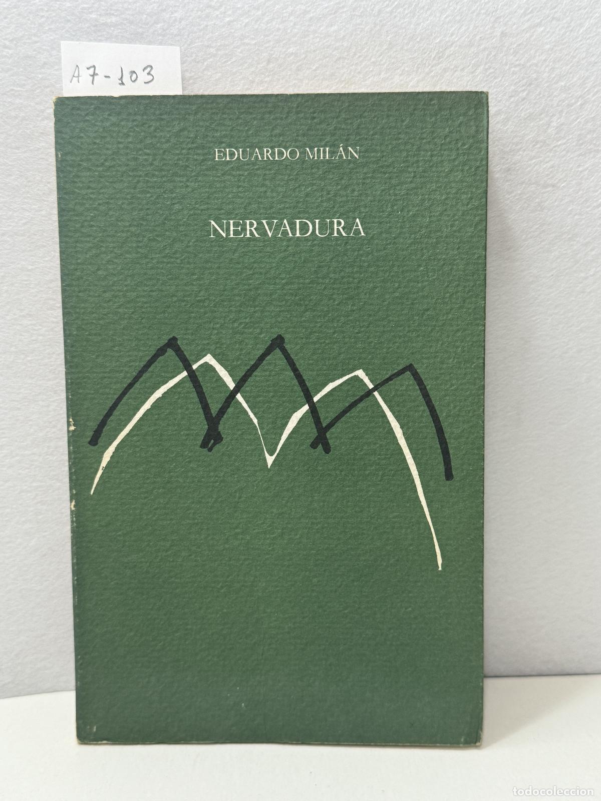 Libros: MIL&Aacute;N, Eduardo: - Nervadura. - Foto 1