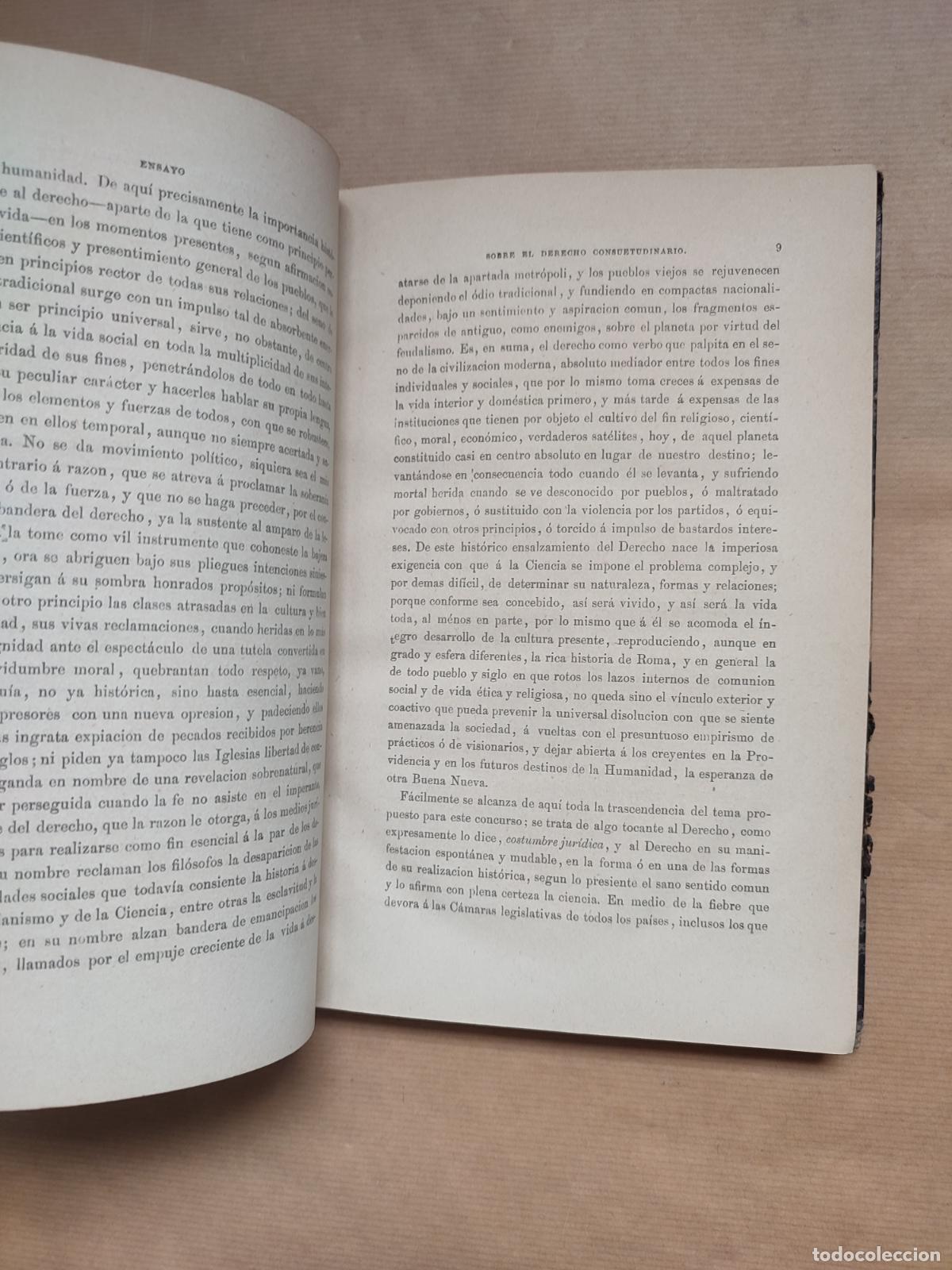 Libros: LA VIDA DEL DERECHO. - Joaqu&iacute;n Costa. - Foto 6