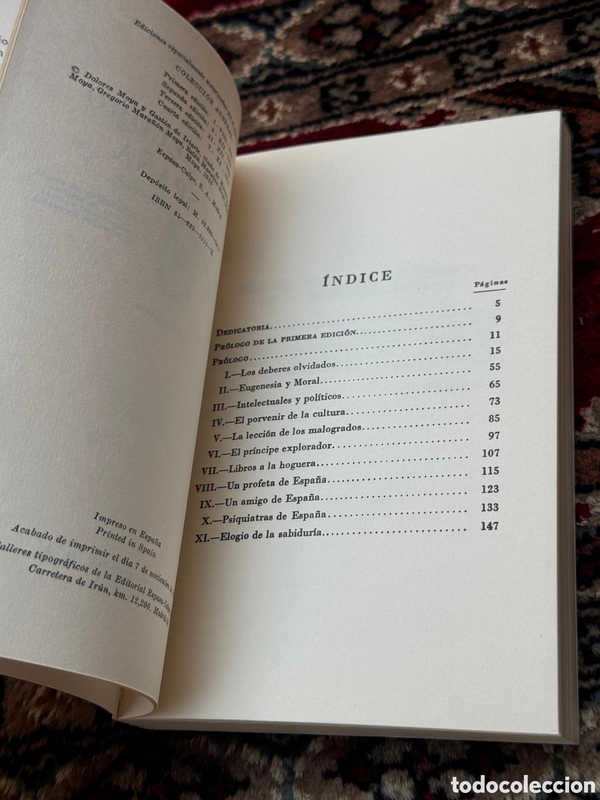 Libros: Ra&iacute;z y Decoro de Espa&ntilde;a Gregorio Mara&ntilde;&oacute;n - Foto 3