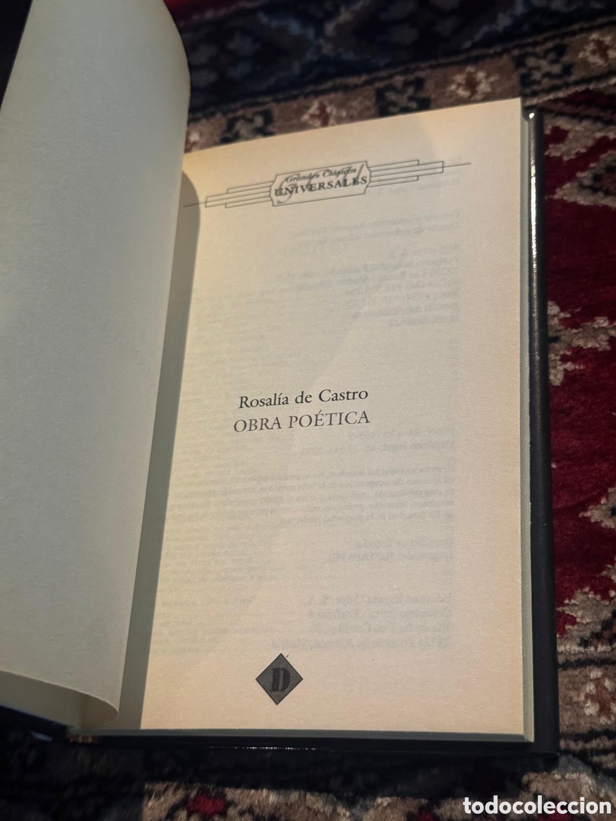 Libros: Obra Po&eacute;tica Rosal&iacute;a de Castro - Foto 2